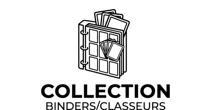 Logo Collection Binders et Classeurs de rangement pour cartes de collection EA-TCG