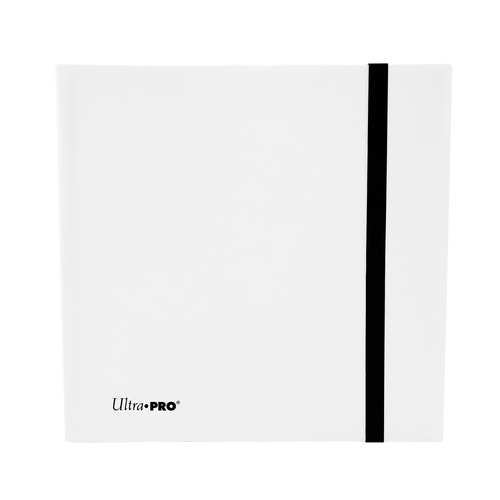 Classeur de collection haut de gamme Ultra PRO Eclipse PRO Binder douze cases blanc arctique insertion laterale