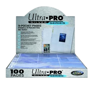 Pages de rechange Ultra PRO Silver Series neuf cases à onze trous insertion superieure boite de cent