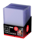 Protections rigides extra epaises Ultra PRO trois fois quatre pouces cent pt pour cartes de collection pack de vingt cinq