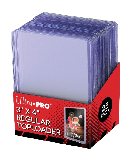 Toploaders protections rigides Ultra PRO trois fois quatre pouces Super Clear pack de vingt cinq