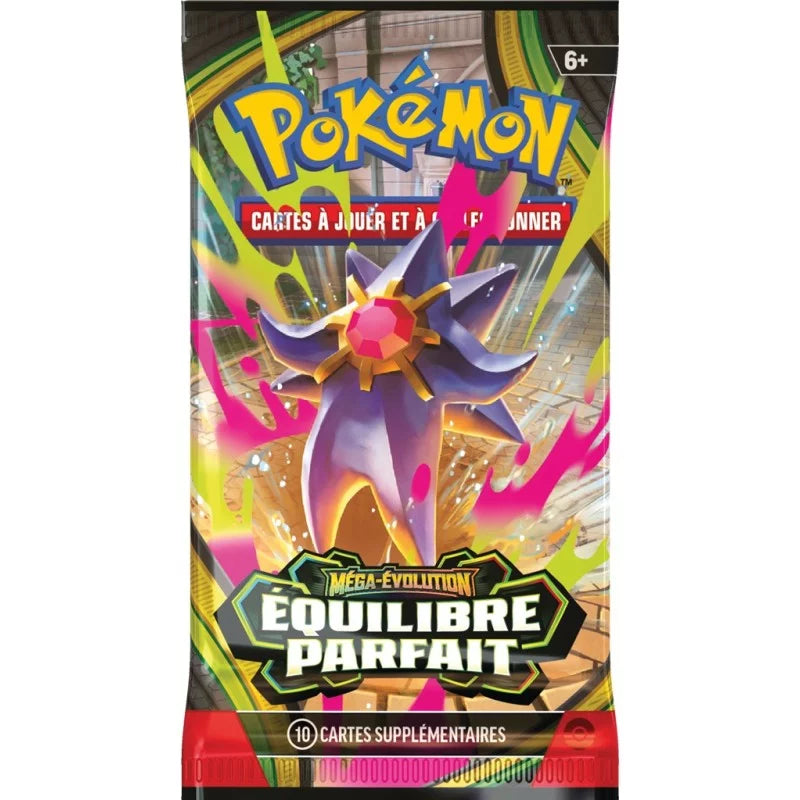 Booster Pokémon Équilibre Parfait officiel - JCC Pokémon
(Pour vos autres photos/visuels du produit, vous pouvez adapter : "Art set complet boosters Équilibre Parfait", "Visuel des différents boosters Équilibre Parfait", etc.)