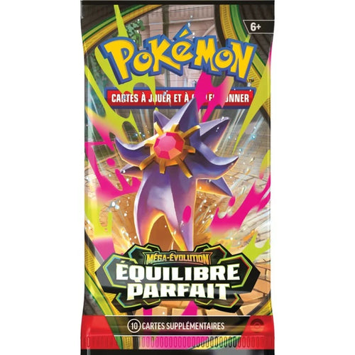 Booster Pokémon Équilibre Parfait officiel - JCC Pokémon
(Pour vos autres photos/visuels du produit, vous pouvez adapter : "Art set complet boosters Équilibre Parfait", "Visuel des différents boosters Équilibre Parfait", etc.)