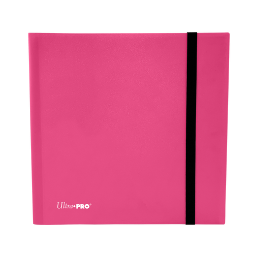 Classeur Eclipse PRO-Binder 12-Pocket rose vif Hot Pink Ultra Pro pour cartes de collection TCG