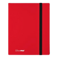 Classeur à élastique rouge pomme mat Ultra Pro Eclipse PRO-Binder 9 poches pour cartes