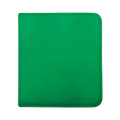 Classeur de collection zippé vert en similicuir Ultra Pro Vivid PRO-Binder 12 poches
