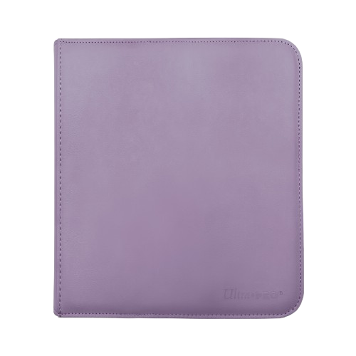 Classeur de collection zippé violet en similicuir Ultra Pro Vivid PRO-Binder 12 poches