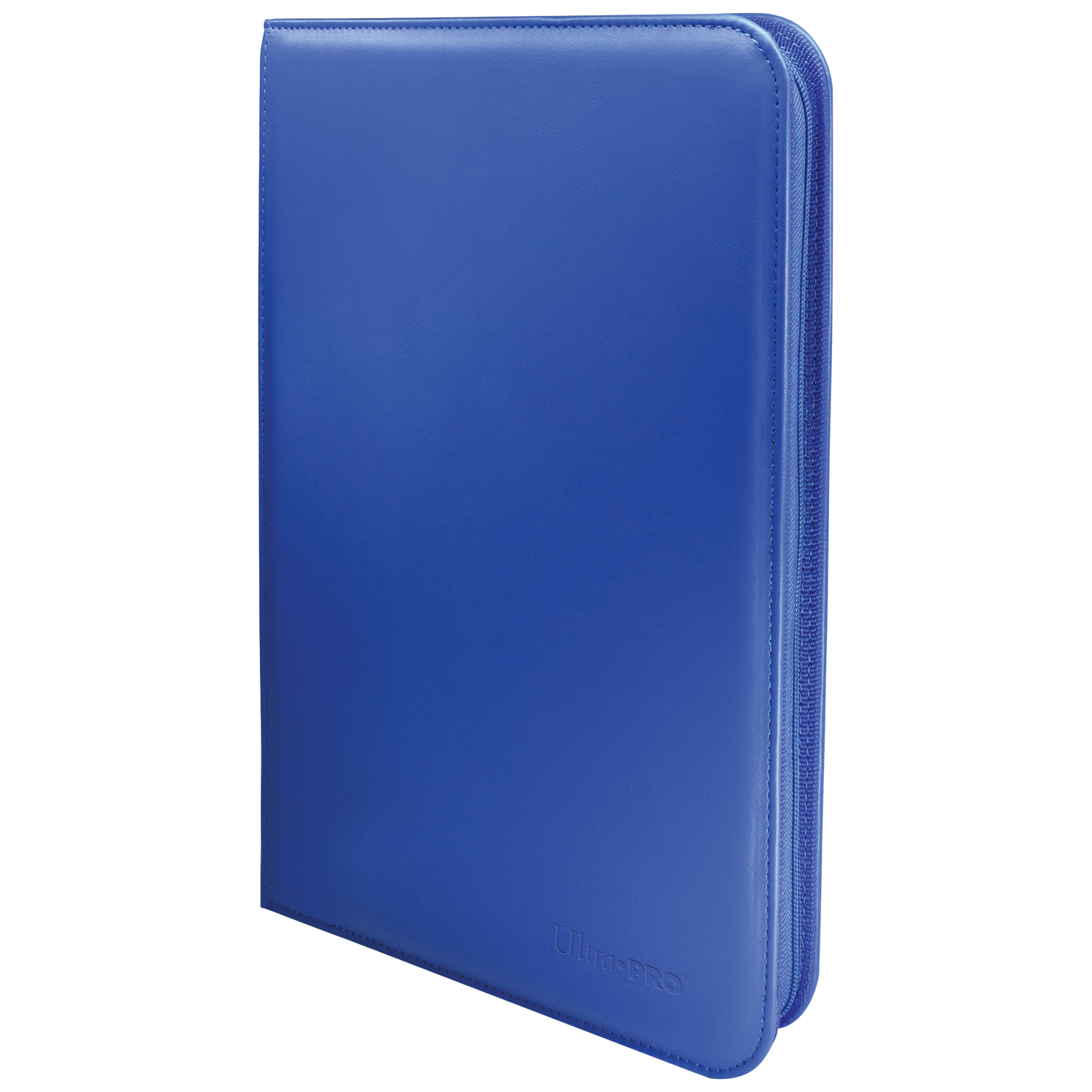 Classeur de collection zippé bleu en similicuir Ultra Pro Vivid PRO-Binder 9 poches
