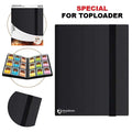 Album Flex Phoenix Shield Noir spécial Toploaders. Portfolio de 216 cases avec insertion latérale pour ranger les cartes de collection.