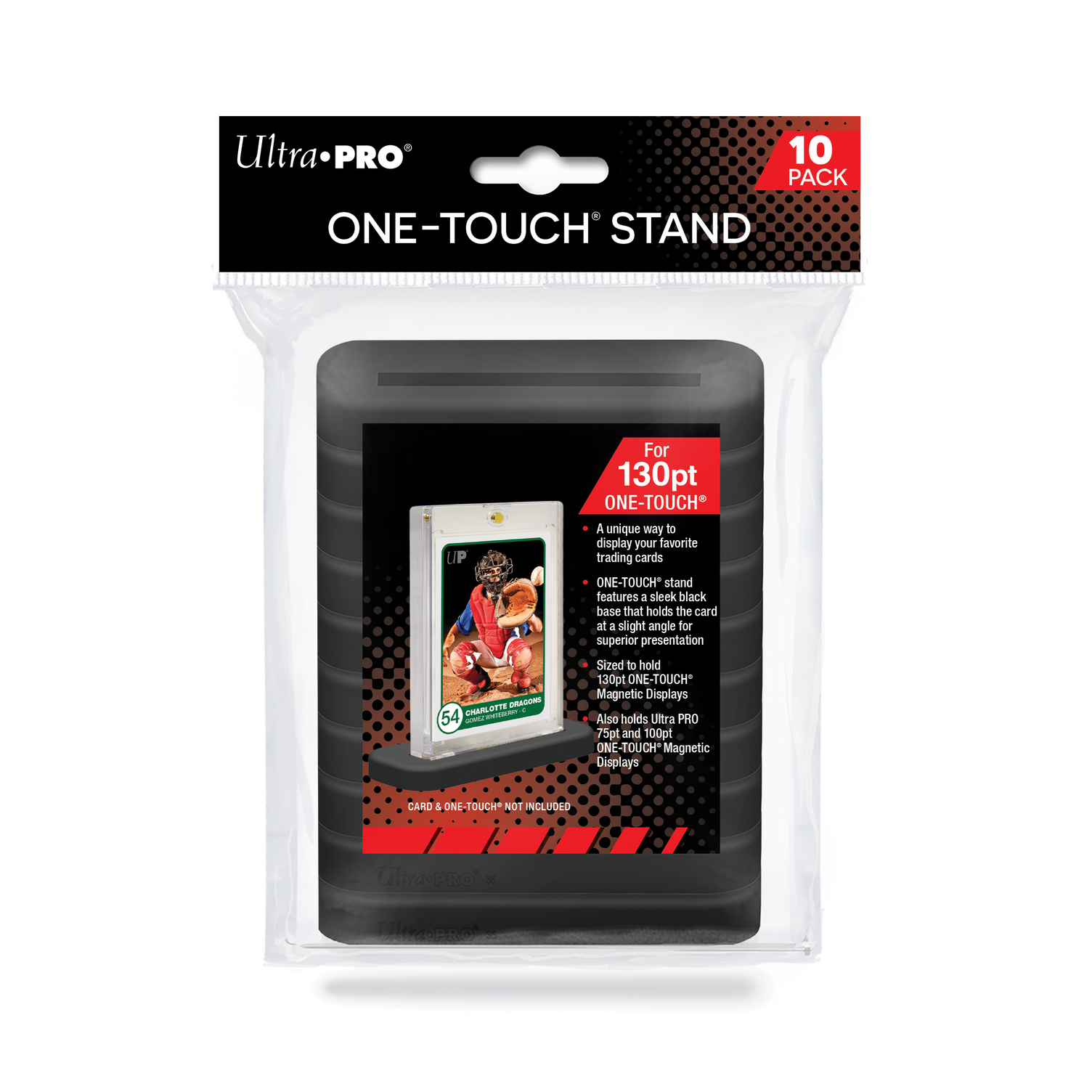 Pack de 10 supports Ultra Pro One Touch Stand 130pt pour boitier magnetique
